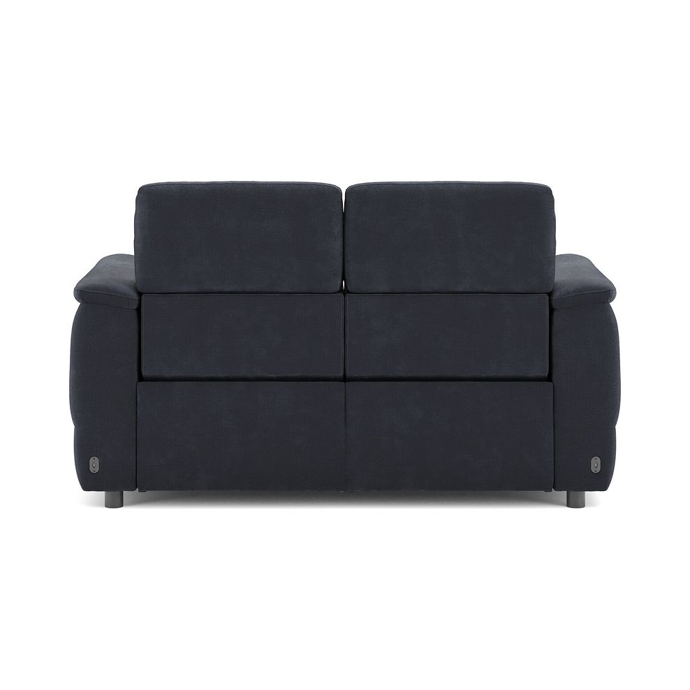 Phoenix 2 Seater Power Recliner Sofa with Adjustable Power Headrests in  Manhattan Indigo Fabric 6