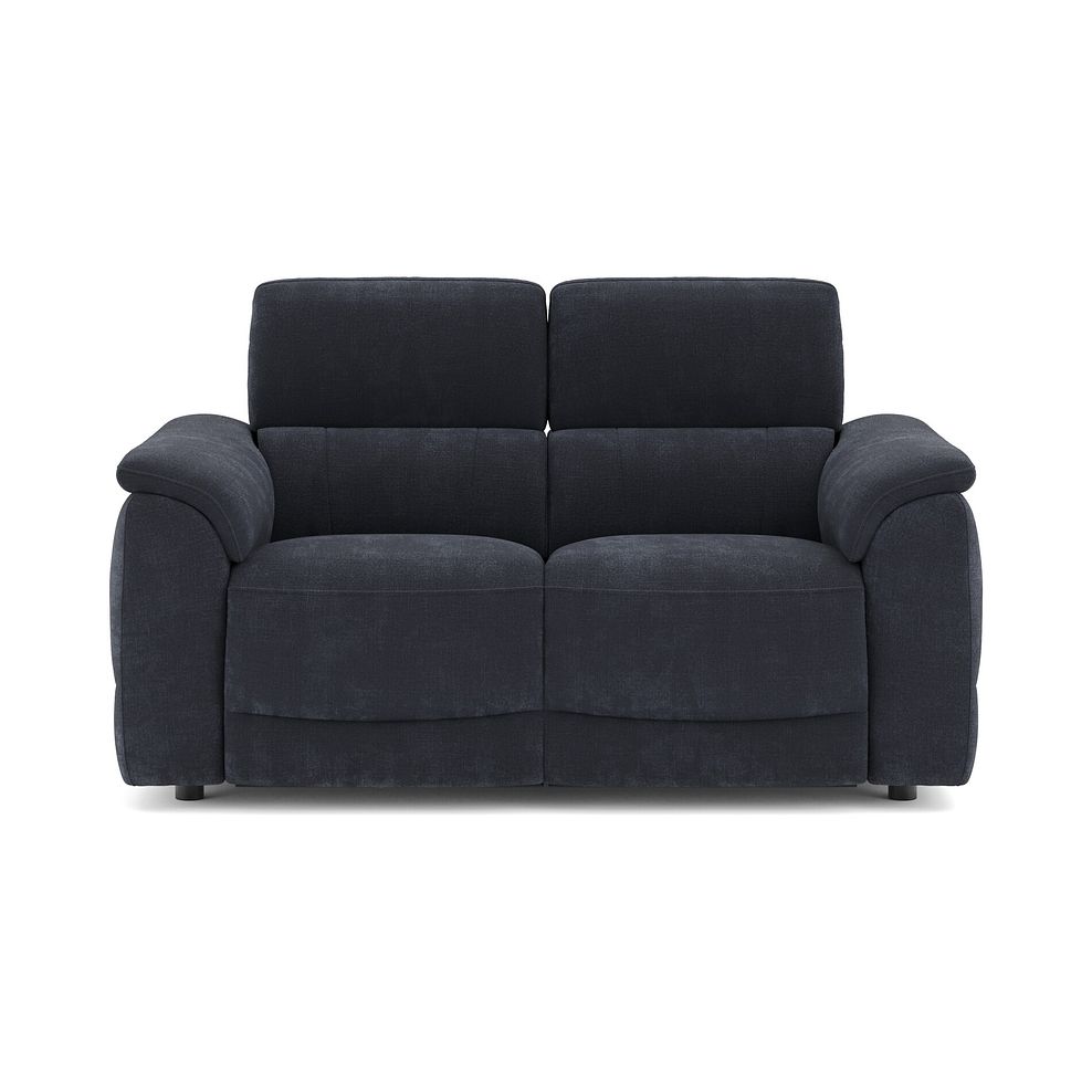 Phoenix 2 Seater Power Recliner Sofa with Adjustable Power Headrests in  Manhattan Indigo Fabric 2