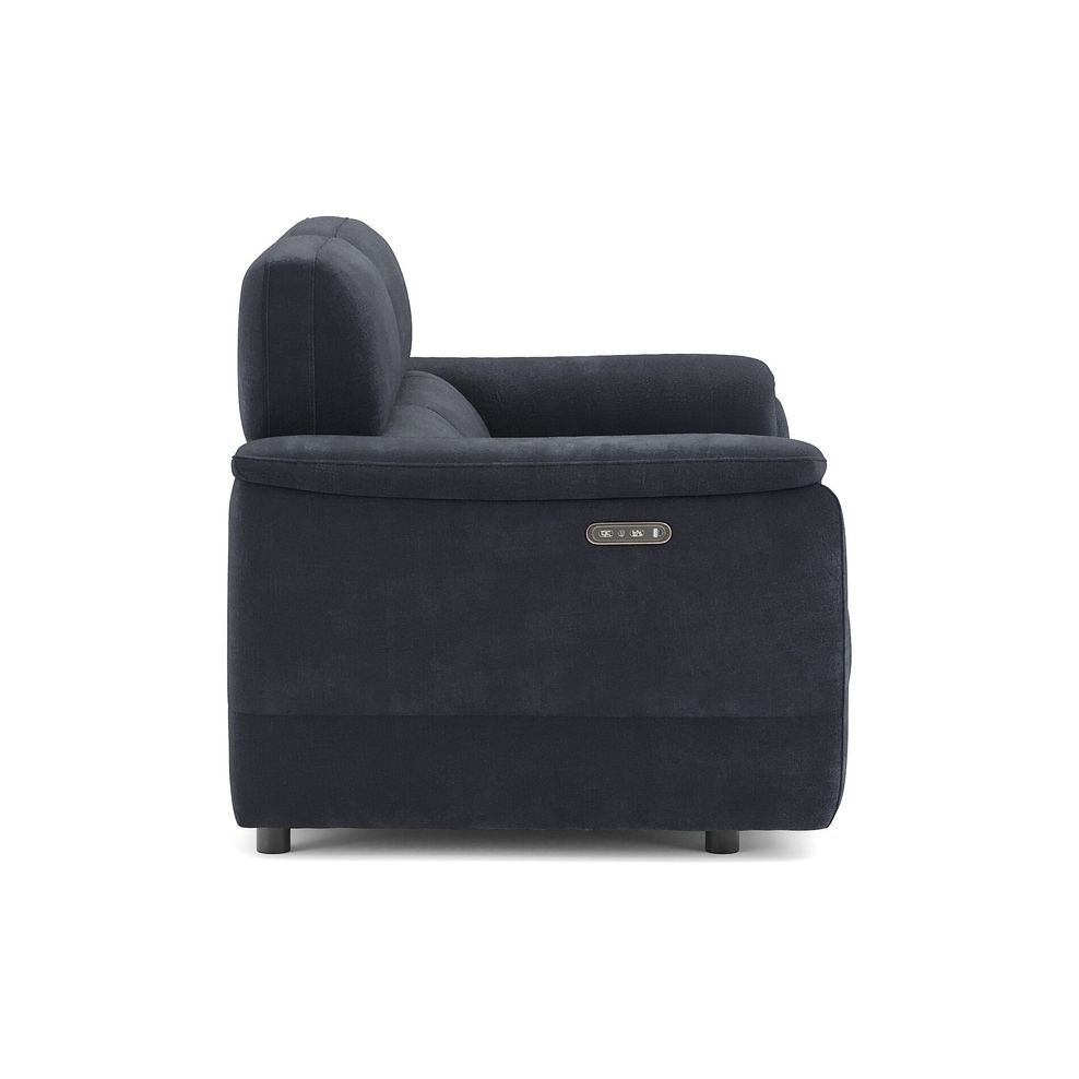 Phoenix 2 Seater Power Recliner Sofa with Adjustable Power Headrests in  Manhattan Indigo Fabric 4