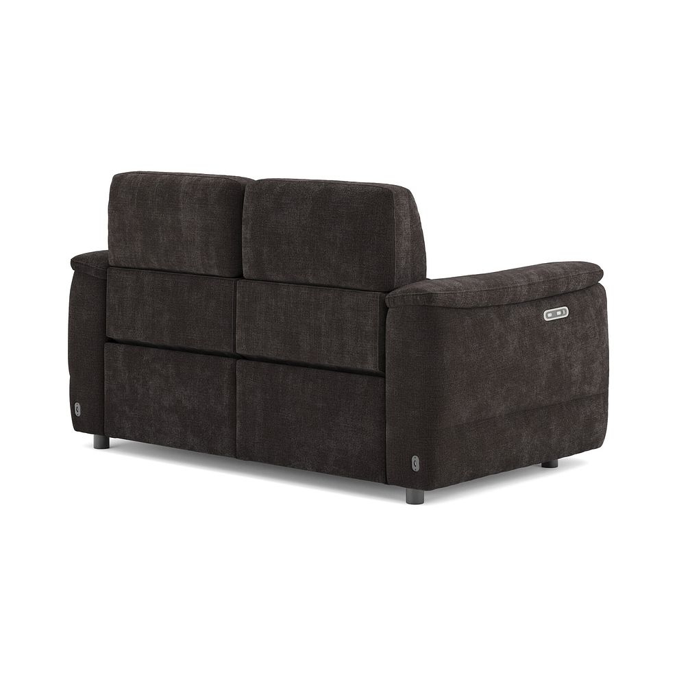 Phoenix 2 Seater Power Recliner Sofa with Adjustable Power Headrests in  Manhattan Mushroom Fabric 5