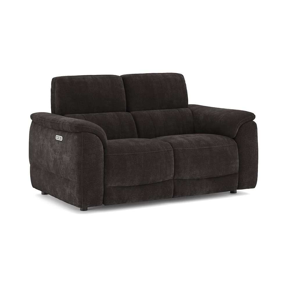 Phoenix 2 Seater Power Recliner Sofa with Adjustable Power Headrests in  Manhattan Mushroom Fabric 1