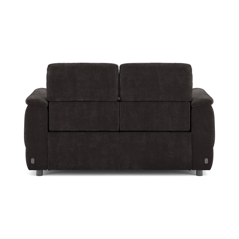 Phoenix 2 Seater Power Recliner Sofa with Adjustable Power Headrests in  Manhattan Mushroom Fabric 6