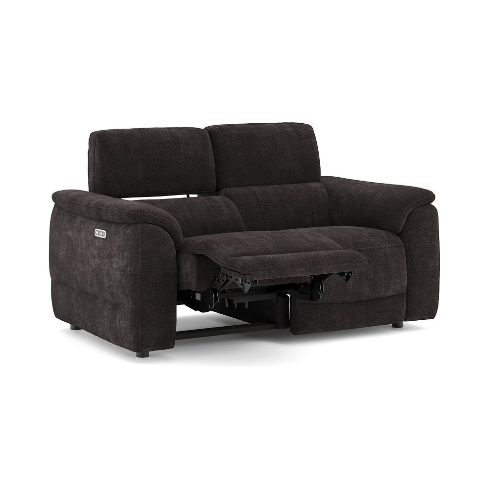Phoenix 2 Seater Power Recliner Sofa with Adjustable Power Headrests in  Manhattan Mushroom Fabric 3