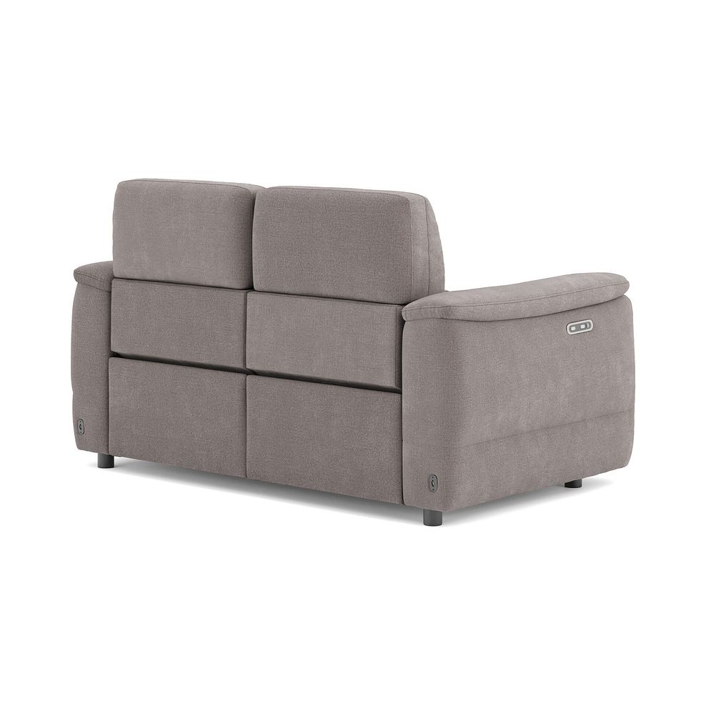 Phoenix 2 Seater Power Recliner Sofa with Adjustable Power Headrests in  Manhattan Nutmeg Fabric 5