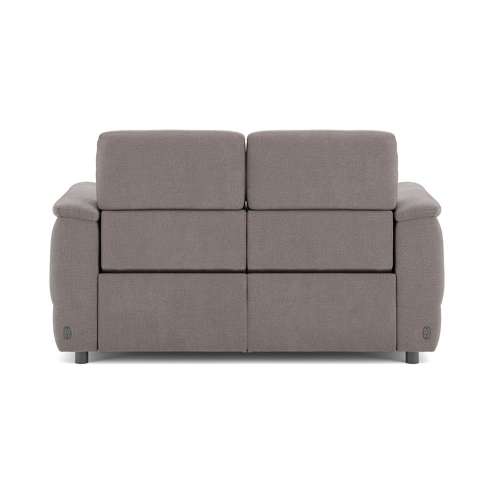 Phoenix 2 Seater Power Recliner Sofa with Adjustable Power Headrests in  Manhattan Nutmeg Fabric 6