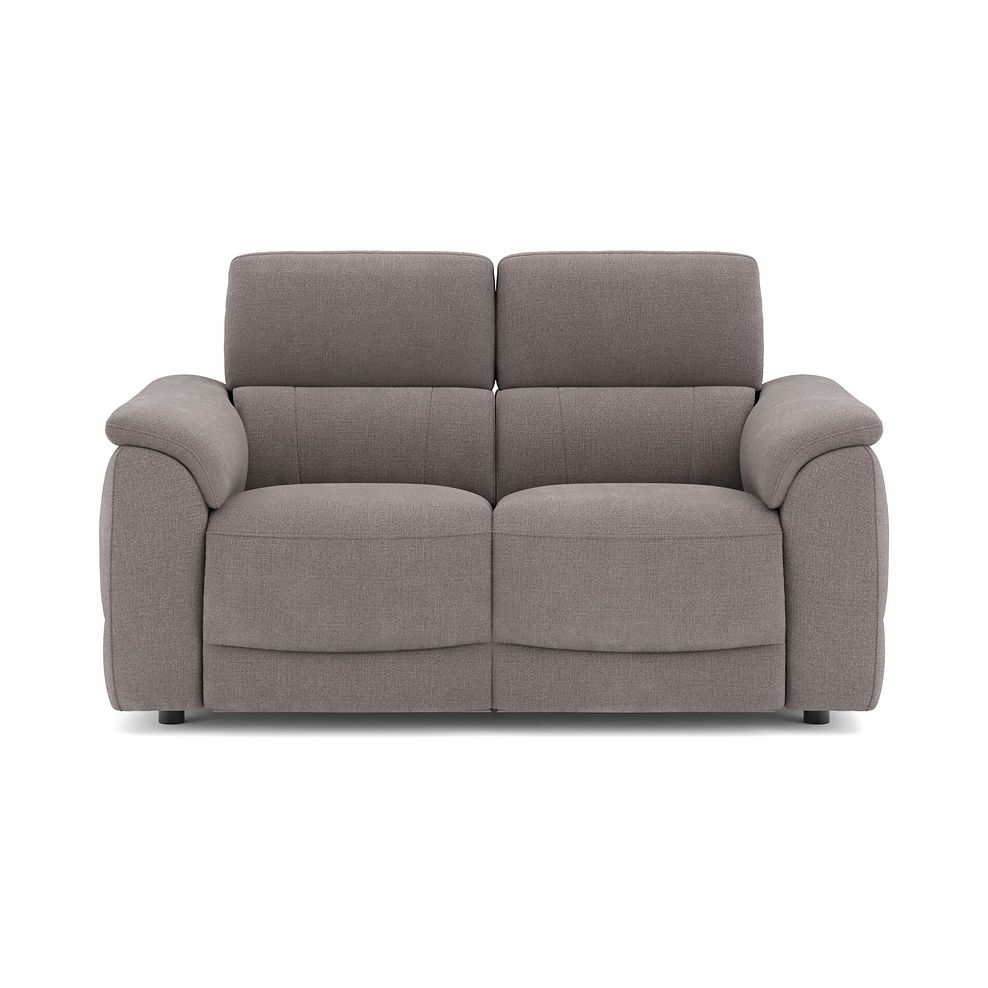 Phoenix 2 Seater Power Recliner Sofa with Adjustable Power Headrests in  Manhattan Nutmeg Fabric 2