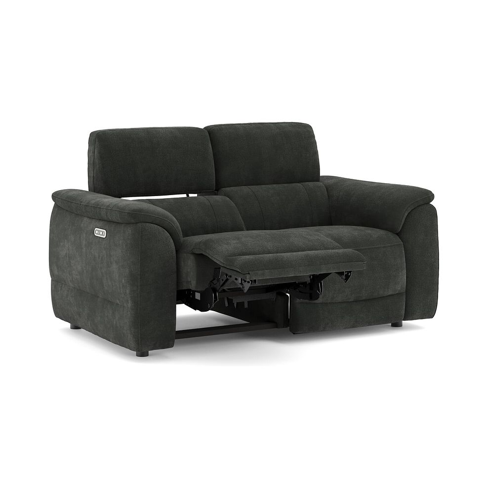 Phoenix 2 Seater Power Recliner Sofa with Adjustable Power Headrests in  Manhattan Pine Fabric 3