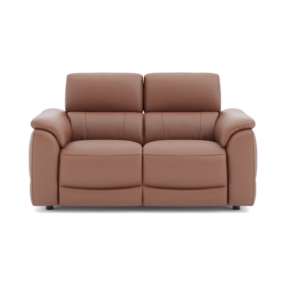 Phoenix 2 Seater Power Recliner Sofa with Adjustable Power Headrests in  Mocha Mousse Leather 2