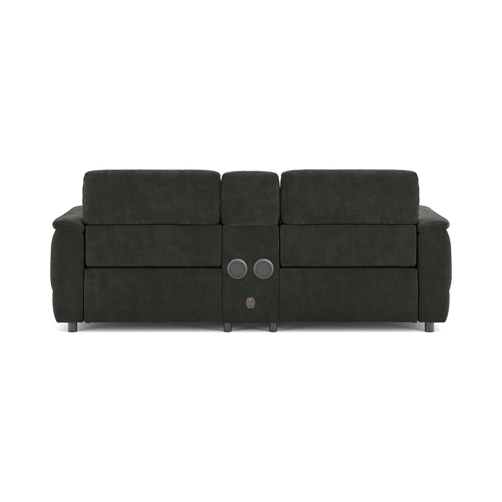 Phoenix 2.5 Seater Power Recliner Console Sofa with Smart Screen and Speakers in  Manhattan Pine Fabric 6