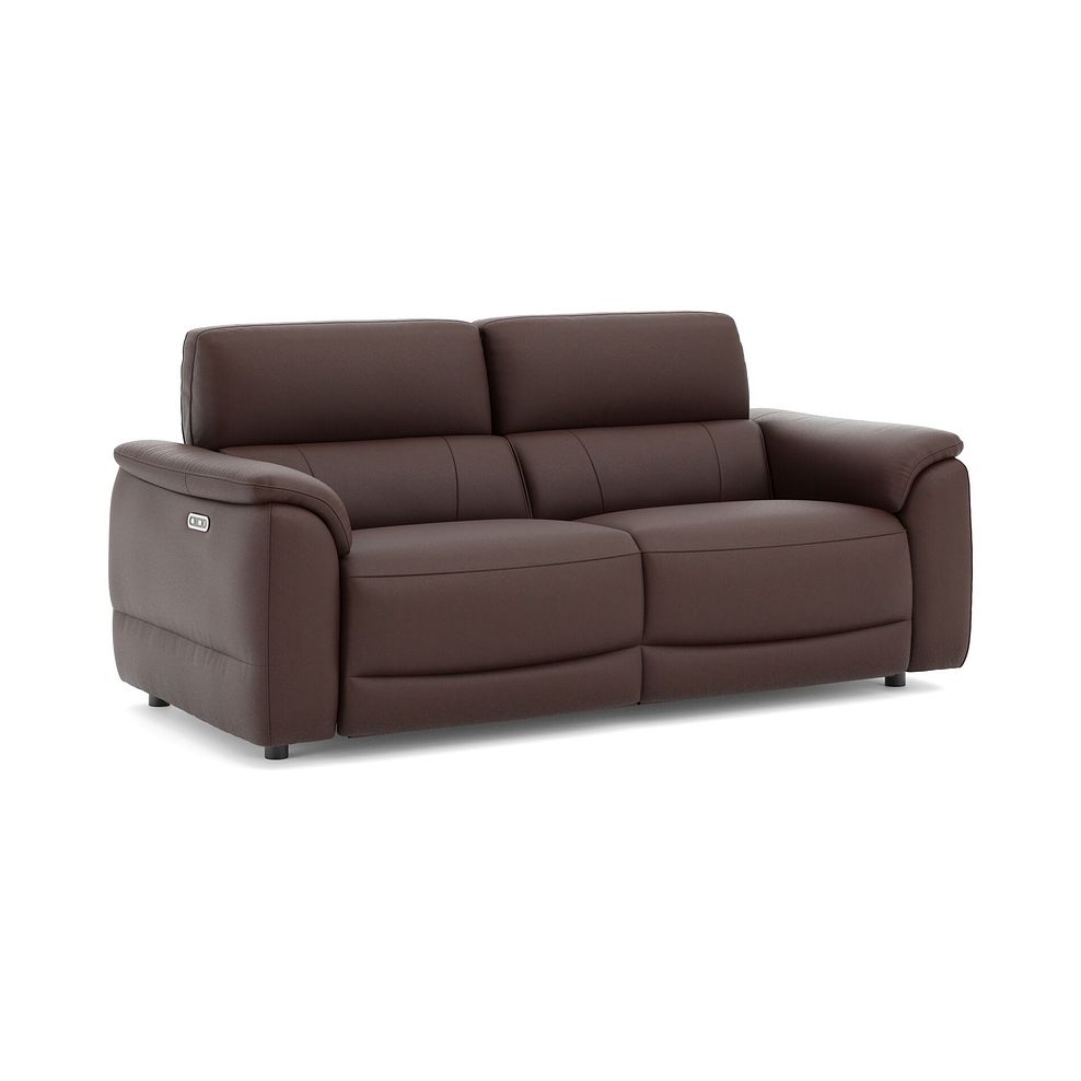 Phoenix 3 Seater Power Recliner Sofa in  Chestnut Leather 1
