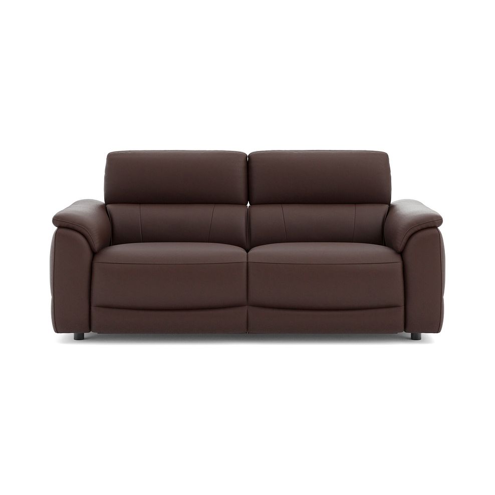 Phoenix 3 Seater Power Recliner Sofa in  Chestnut Leather 2