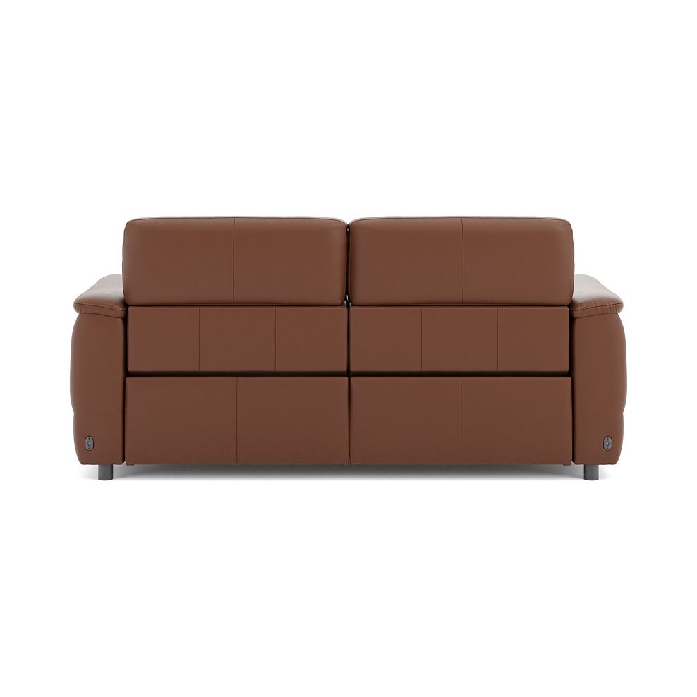 Phoenix 3 Seater Power Recliner Sofa in  Cognac Leather 6