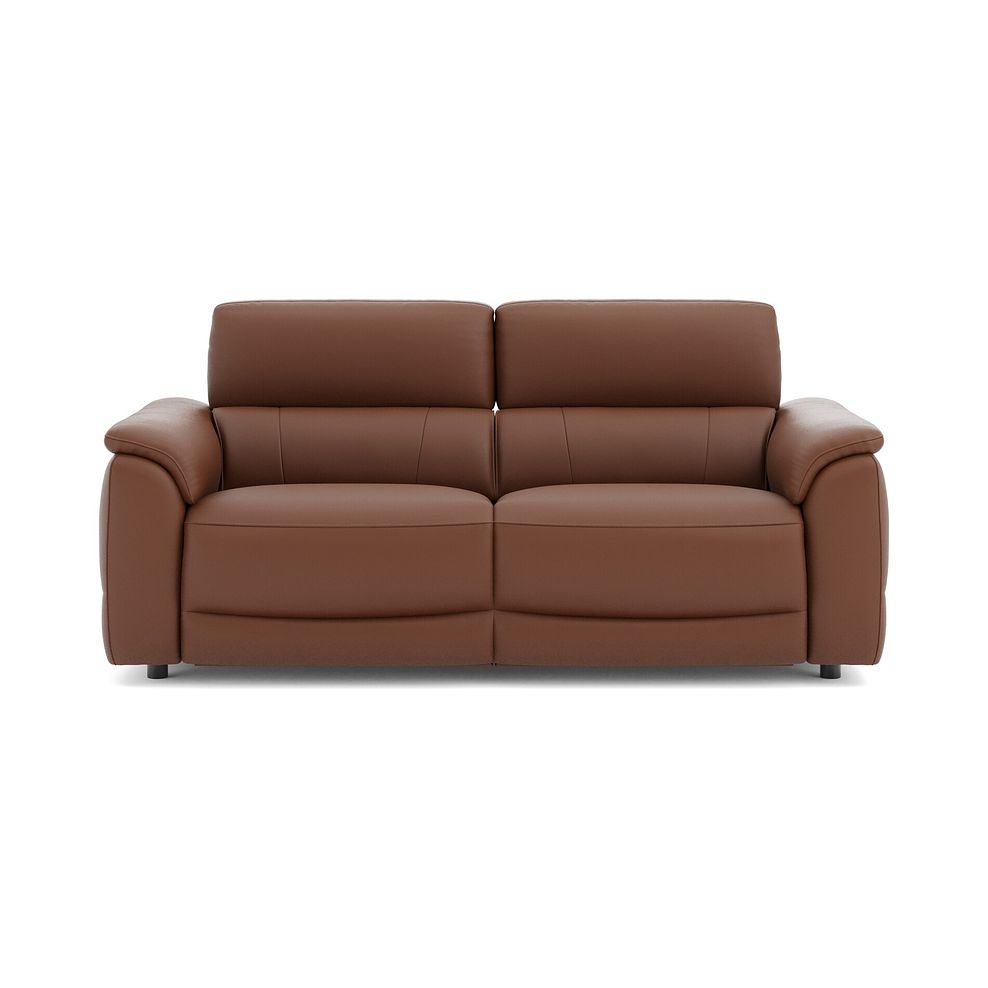 Phoenix 3 Seater Power Recliner Sofa in  Cognac Leather 2