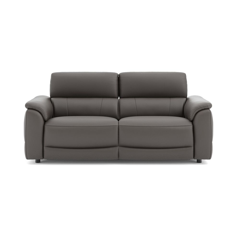 Phoenix 3 Seater Power Recliner Sofa in  Elephant Grey Leather 2
