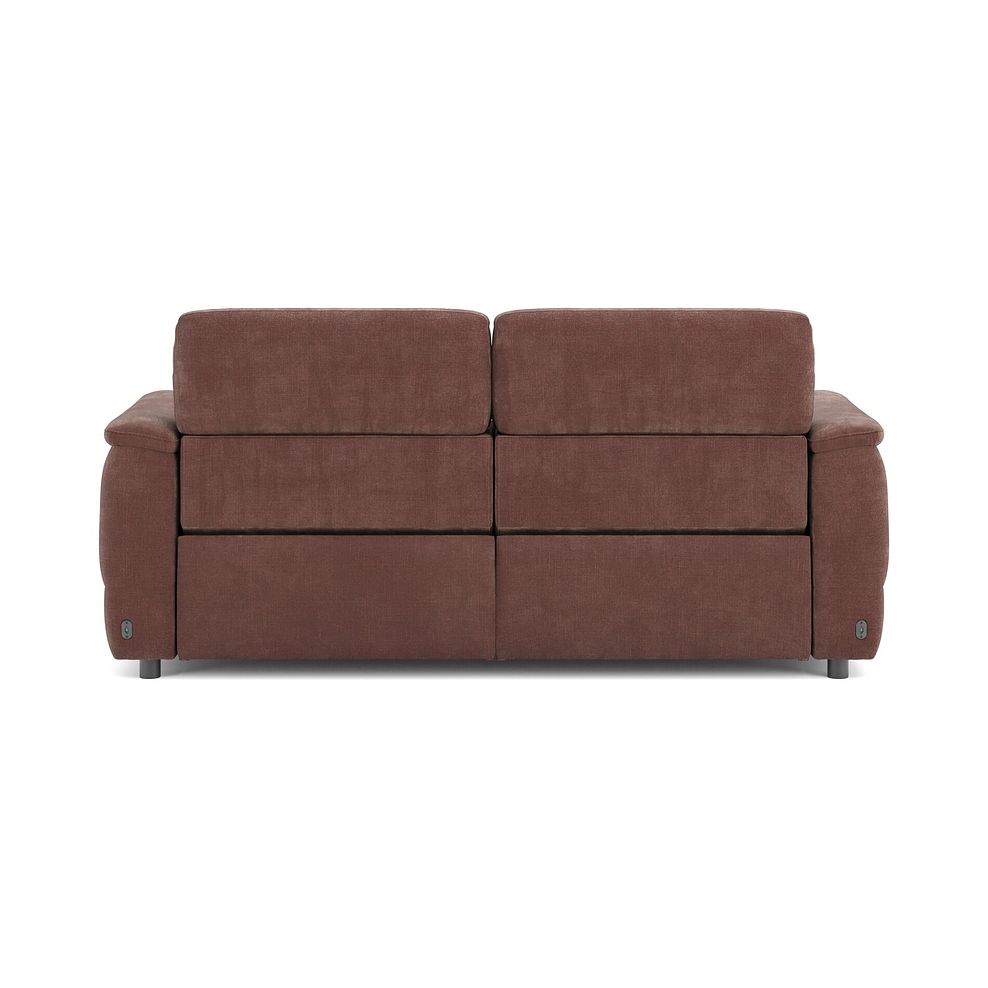 Phoenix 3 Seater Power Recliner Sofa in  Manhattan Burnt Sienna Fabric 6