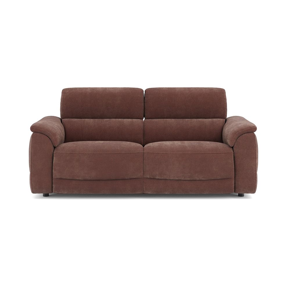 Phoenix 3 Seater Power Recliner Sofa in  Manhattan Burnt Sienna Fabric 2