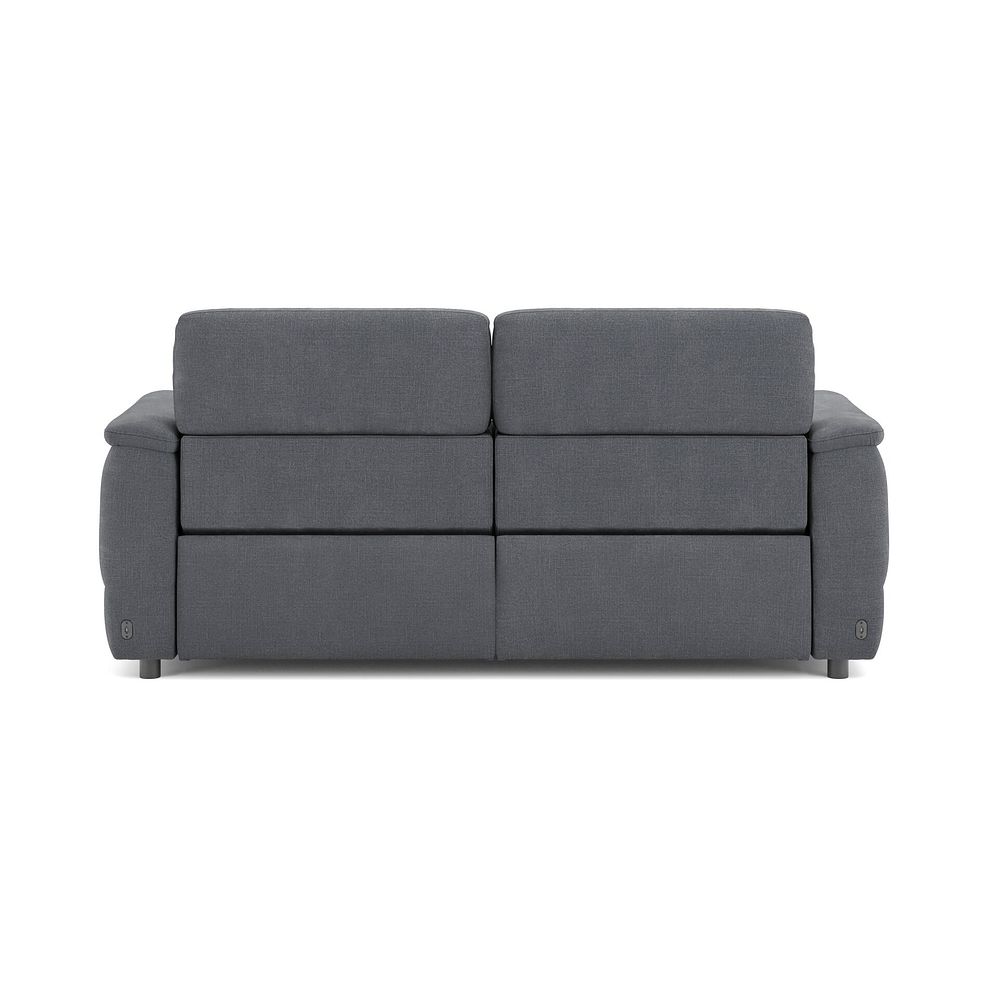 Phoenix 3 Seater Power Recliner Sofa in  Manhattan Charcoal Fabric 6