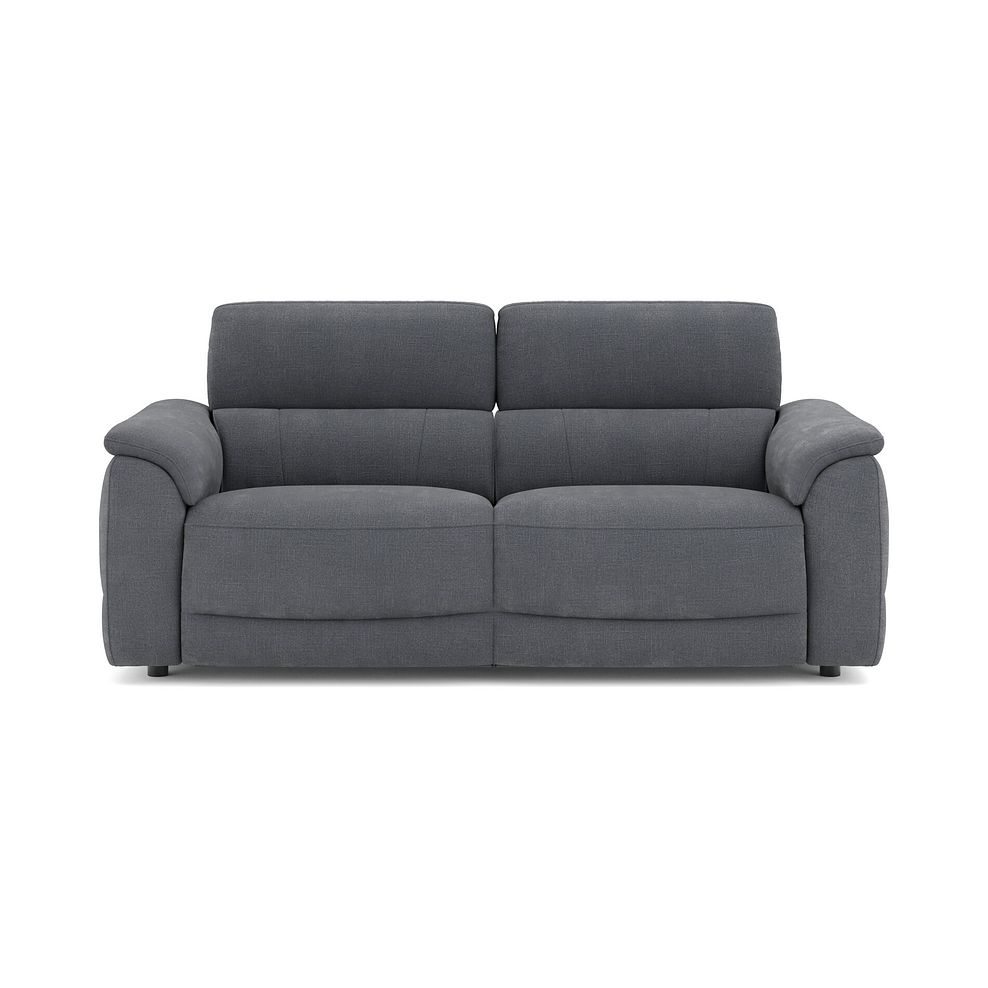 Phoenix 3 Seater Power Recliner Sofa in  Manhattan Charcoal Fabric 2