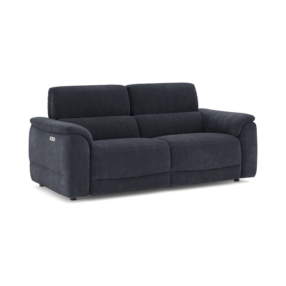 Phoenix 3 Seater Power Recliner Sofa in  Manhattan Indigo Fabric 1