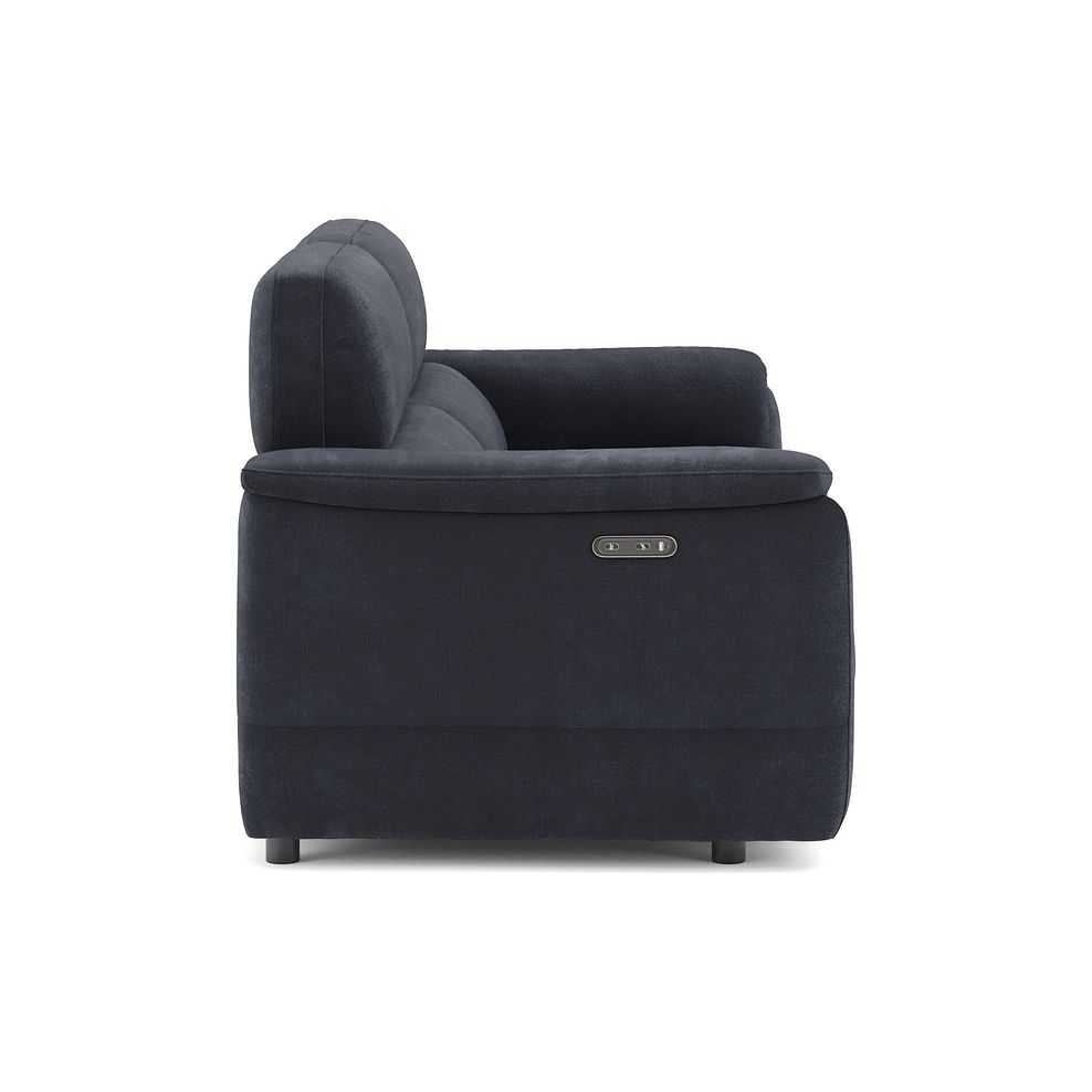 Phoenix 3 Seater Power Recliner Sofa in  Manhattan Indigo Fabric 4