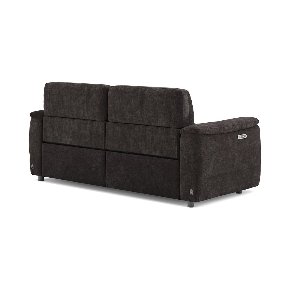 Phoenix 3 Seater Power Recliner Sofa in  Manhattan Mushroom Fabric 5