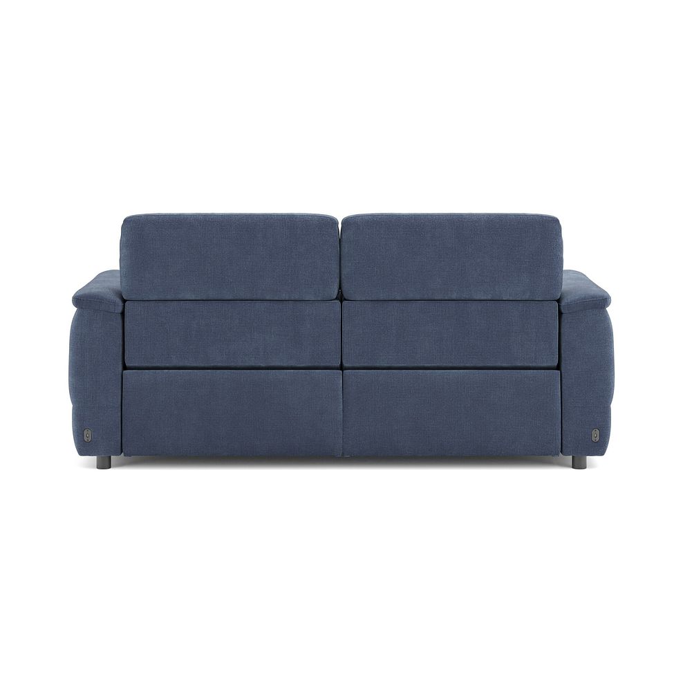 Phoenix 3 Seater Power Recliner Sofa in  Manhattan Navy Fabric 6