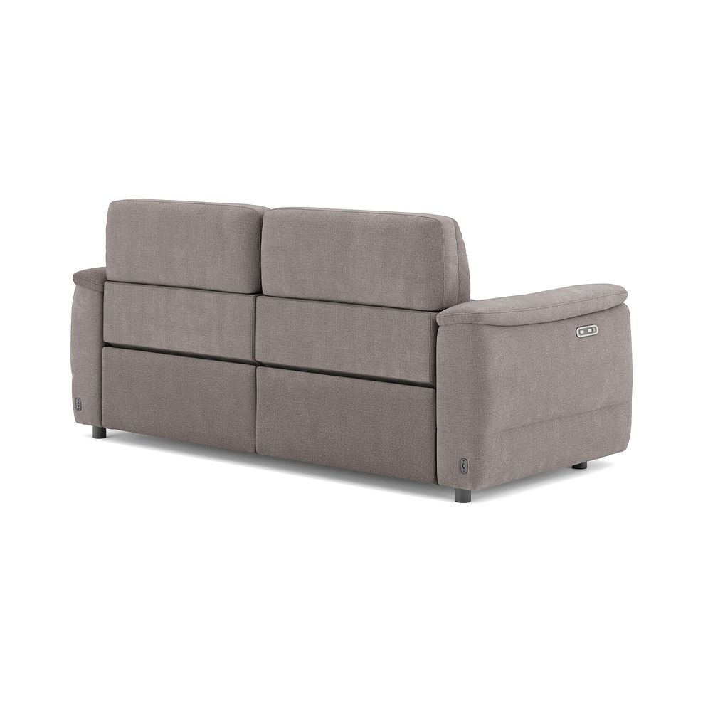 Phoenix 3 Seater Power Recliner Sofa in  Manhattan Nutmeg Fabric 5