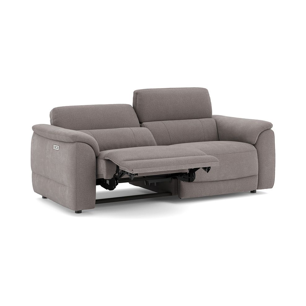 Phoenix 3 Seater Power Recliner Sofa in  Manhattan Nutmeg Fabric 3