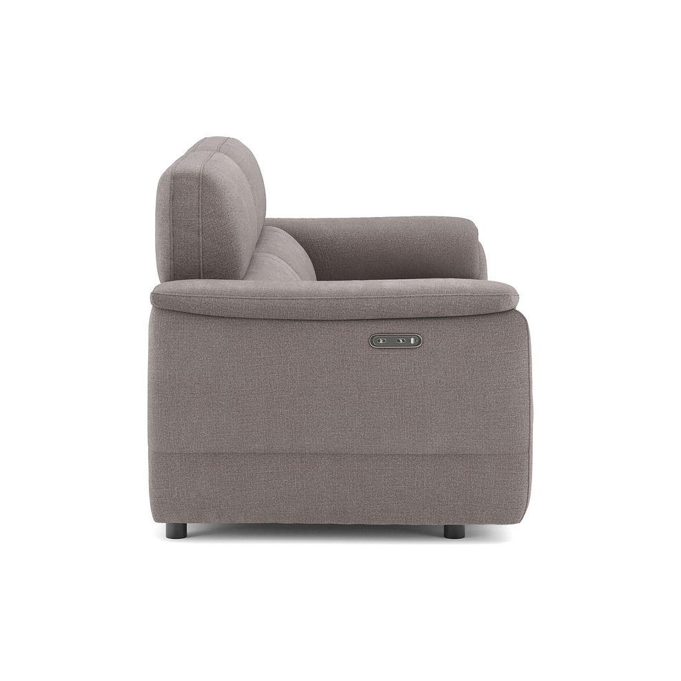Phoenix 3 Seater Power Recliner Sofa in  Manhattan Nutmeg Fabric 4
