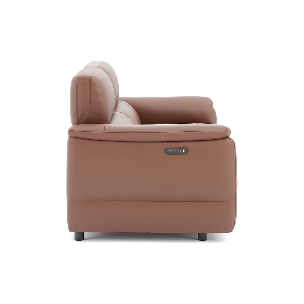 Phoenix 3 Seater Power Recliner Sofa in  Mocha Mousse Leather 4