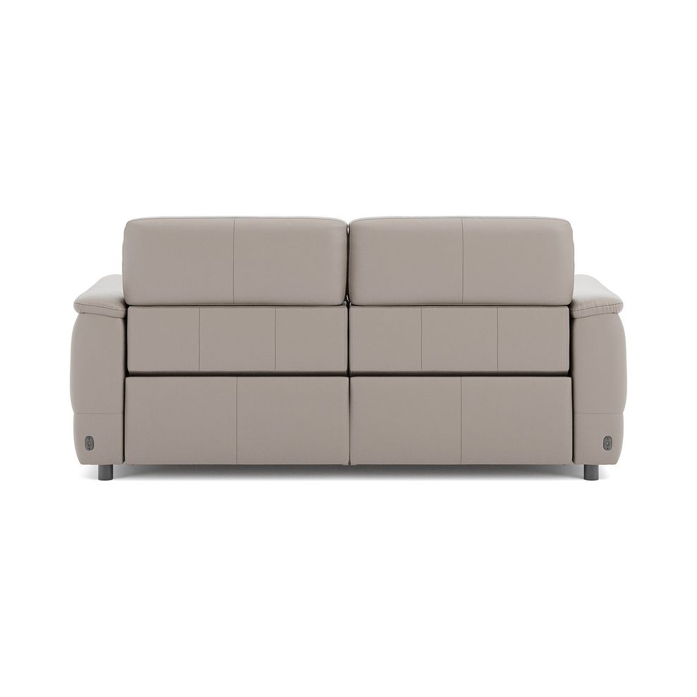 Phoenix 3 Seater Power Recliner Sofa in  Oyster Leather 6