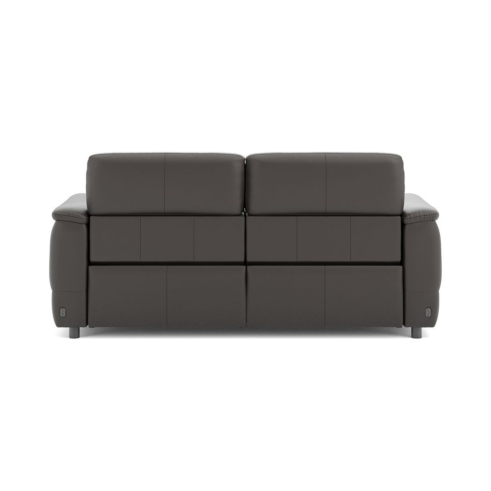 Phoenix 3 Seater Power Recliner Sofa in  Storm Leather 6