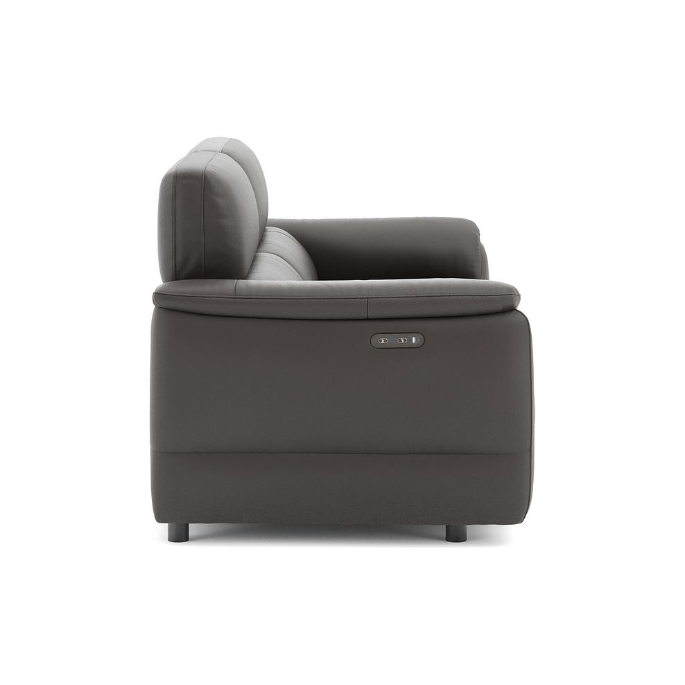 Phoenix 3 Seater Power Recliner Sofa in  Storm Leather 4