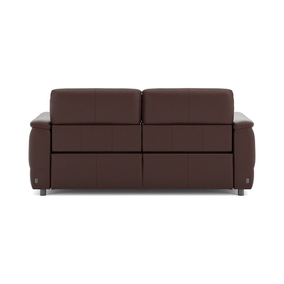 Phoenix 3 Seater Power Recliner Sofa with Adjustable Power Headrests and Speakers in  Chestnut Leather 6