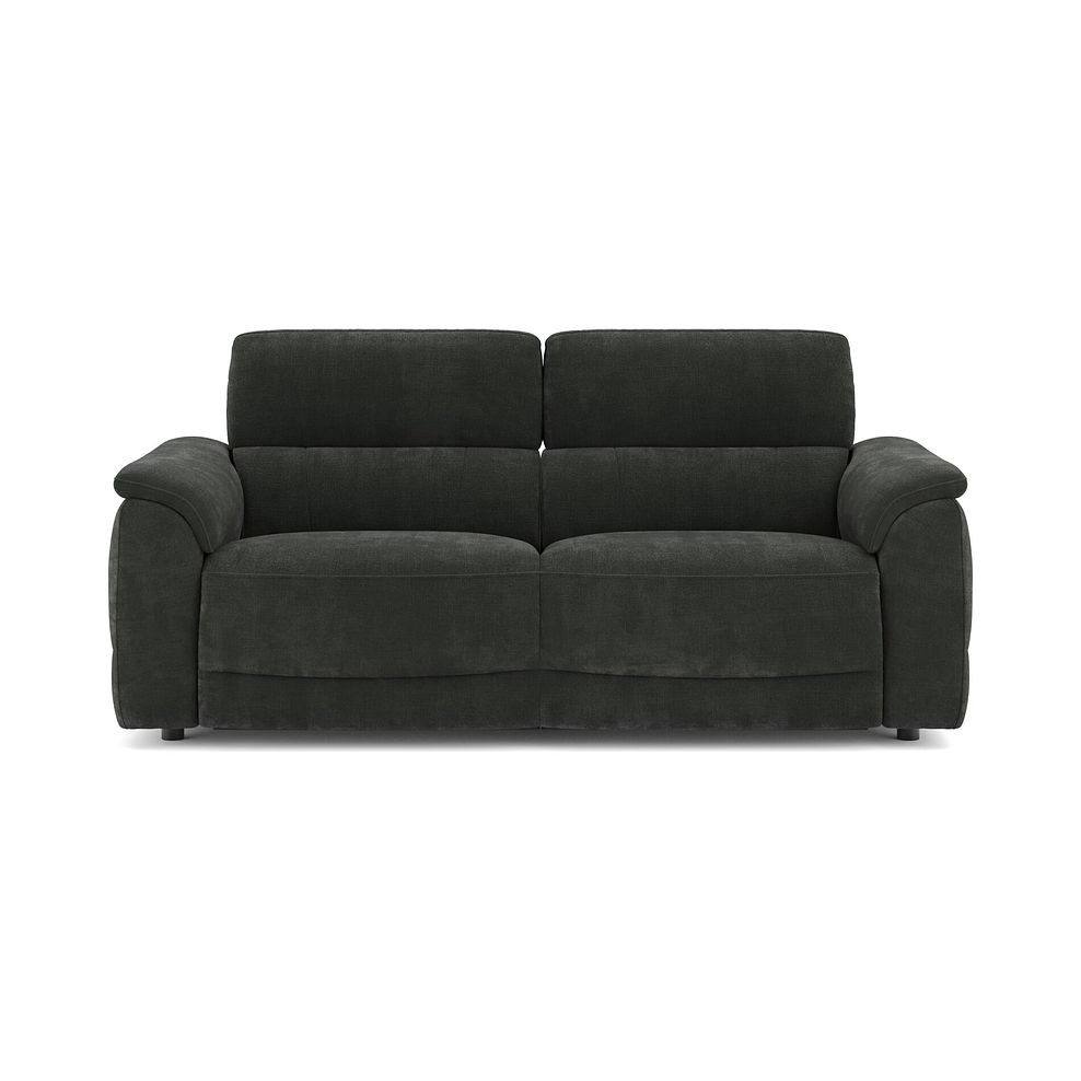 Phoenix 3 Seater Power Recliner Sofa with Adjustable Power Headrests and Speakers in  Manhattan Pine Fabric 2