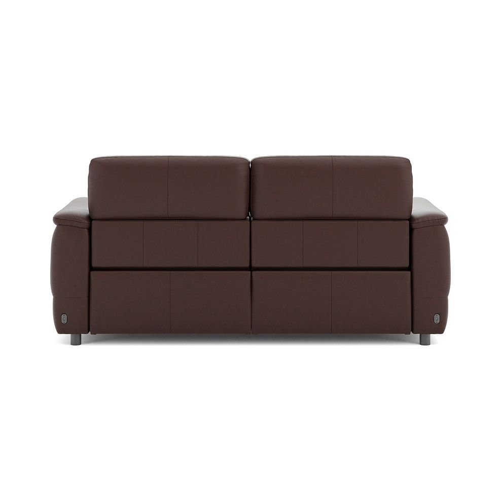Phoenix 3 Seater Power Recliner Sofa with Adjustable Power Headrests in  Chestnut Leather 6