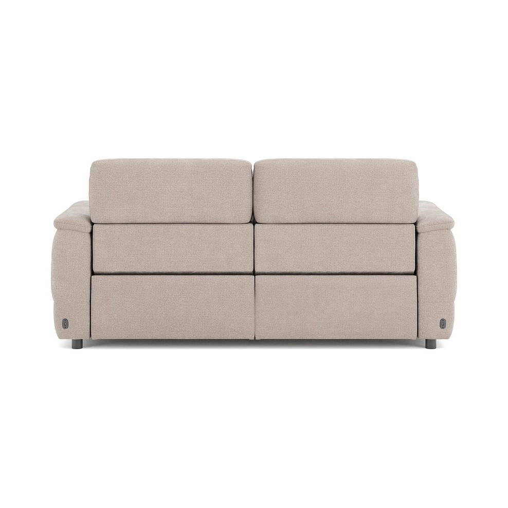 Phoenix 3 Seater Power Recliner Sofa with Adjustable Power Headrests in  Manhattan Cotton Fabric 6