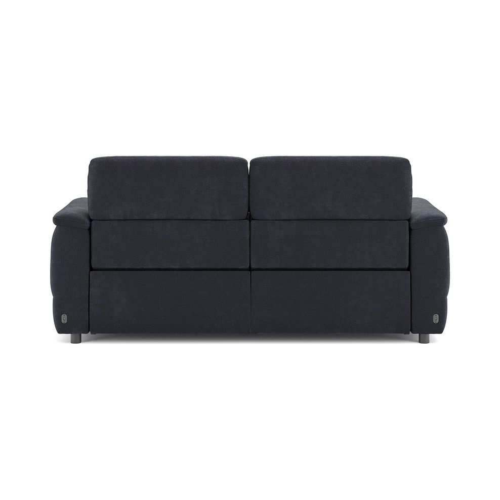 Phoenix 3 Seater Power Recliner Sofa with Adjustable Power Headrests in  Manhattan Indigo Fabric 6