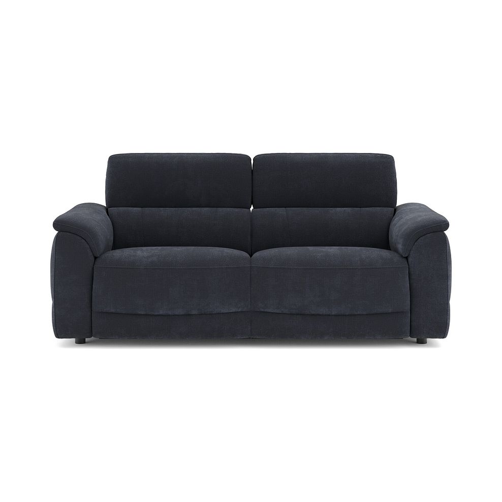 Phoenix 3 Seater Power Recliner Sofa with Adjustable Power Headrests in  Manhattan Indigo Fabric 2