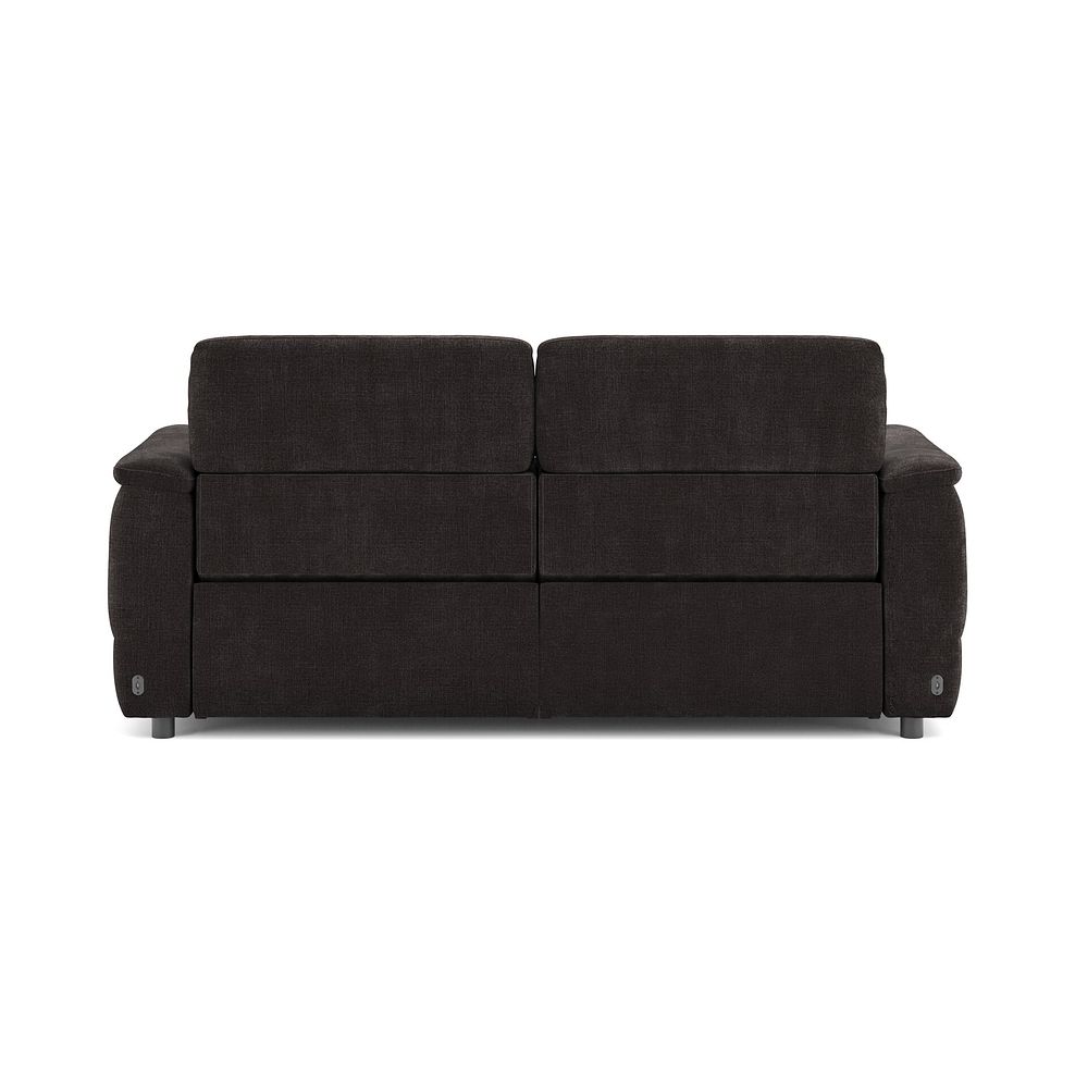 Phoenix 3 Seater Power Recliner Sofa with Adjustable Power Headrests in  Manhattan Mushroom Fabric 6