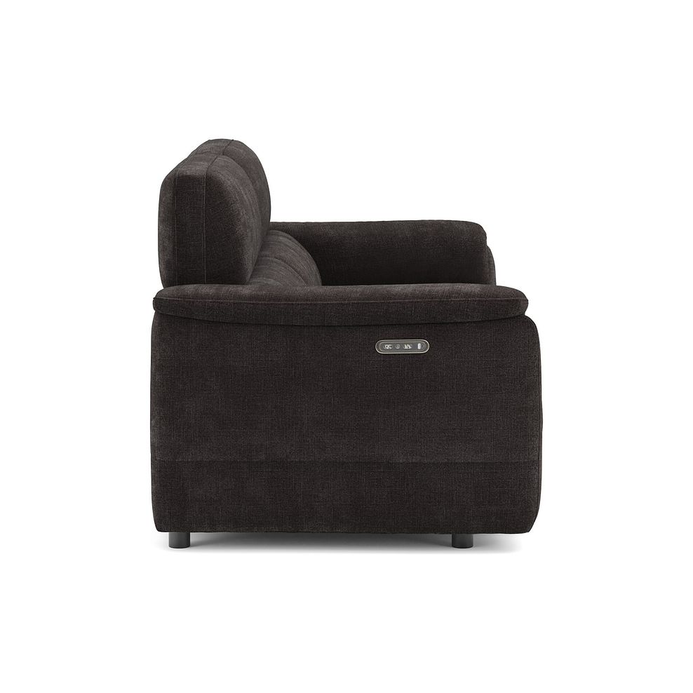 Phoenix 3 Seater Power Recliner Sofa with Adjustable Power Headrests in  Manhattan Mushroom Fabric 4