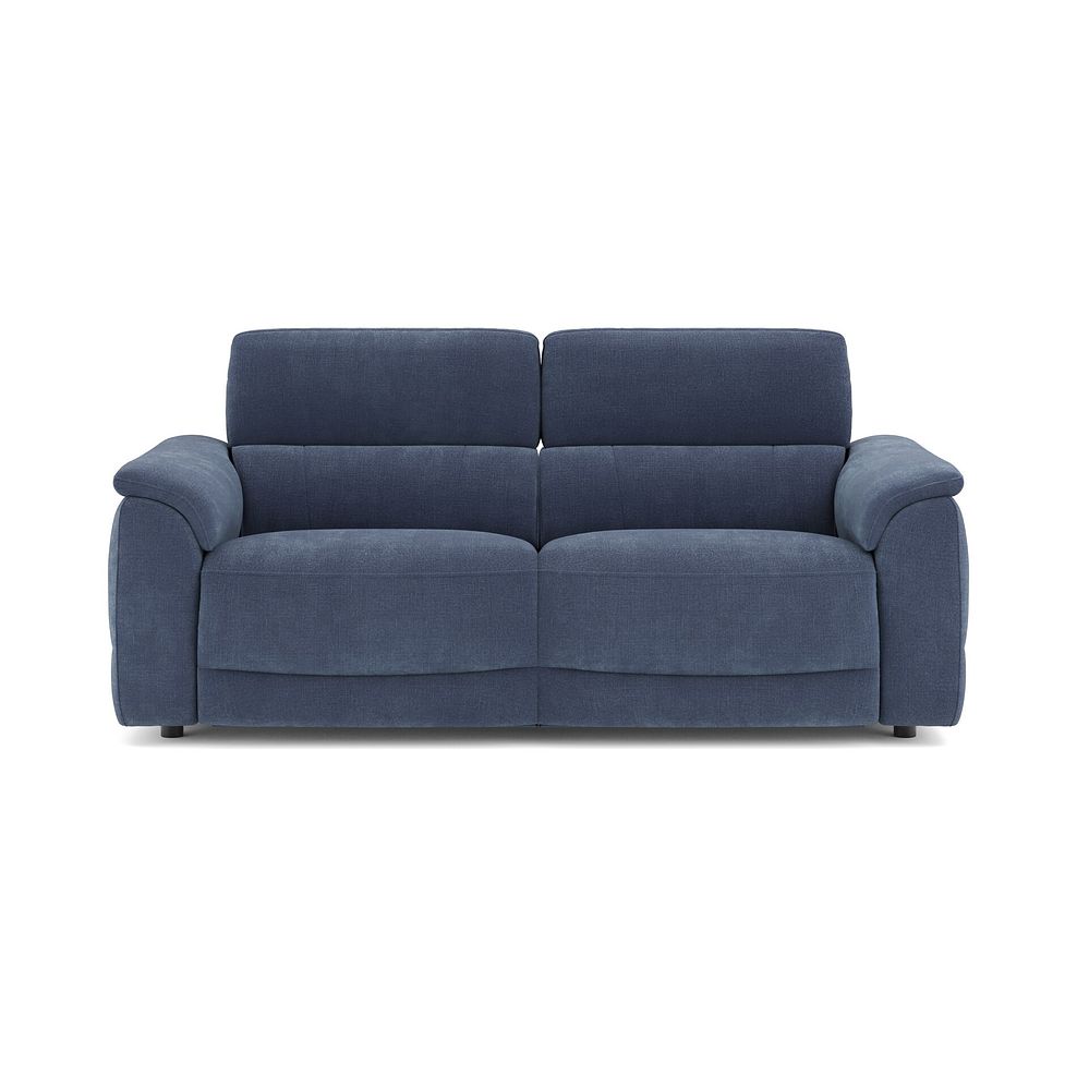 Phoenix 3 Seater Power Recliner Sofa with Adjustable Power Headrests in  Manhattan Navy Fabric 2