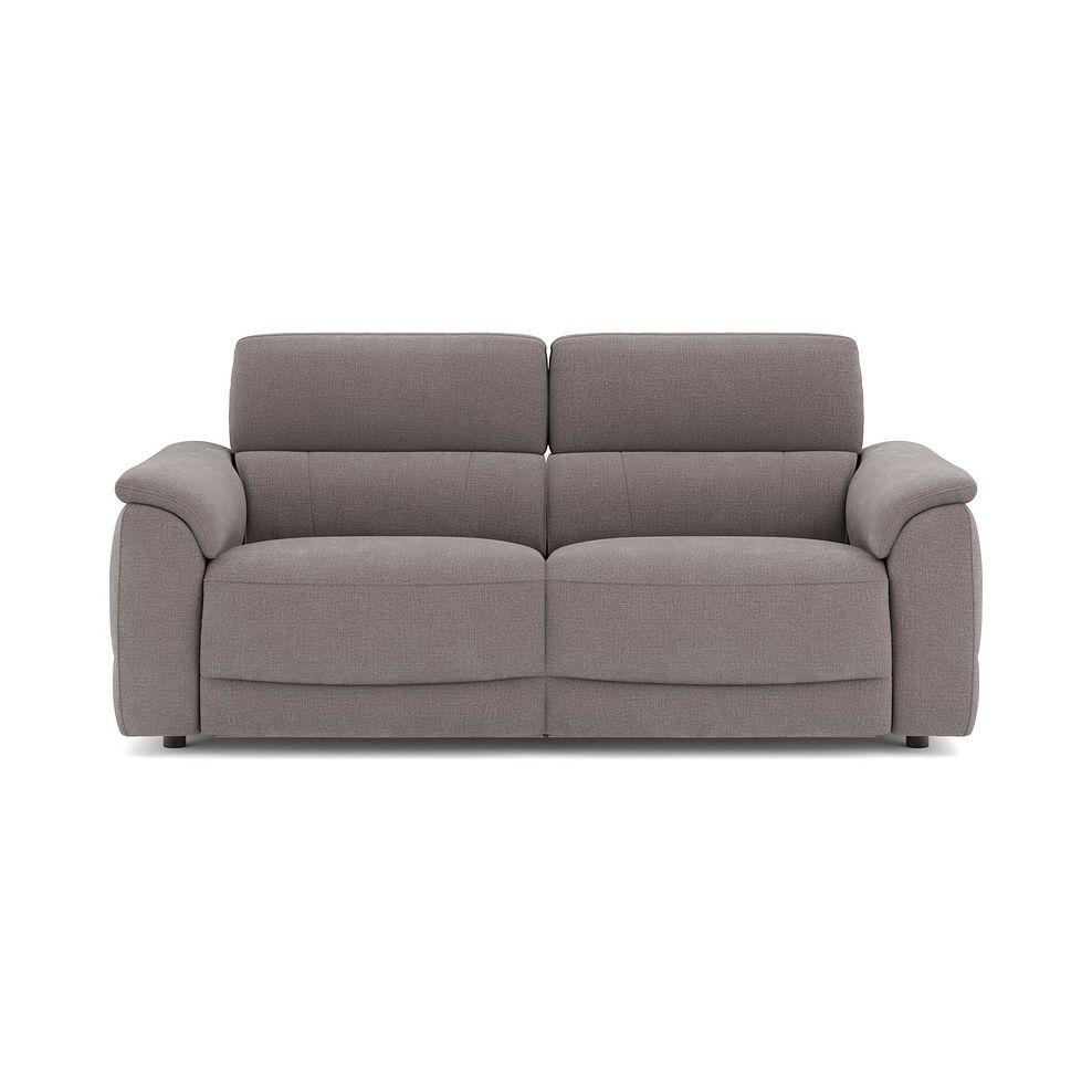 Phoenix 3 Seater Power Recliner Sofa with Adjustable Power Headrests in  Manhattan Nutmeg Fabric 2