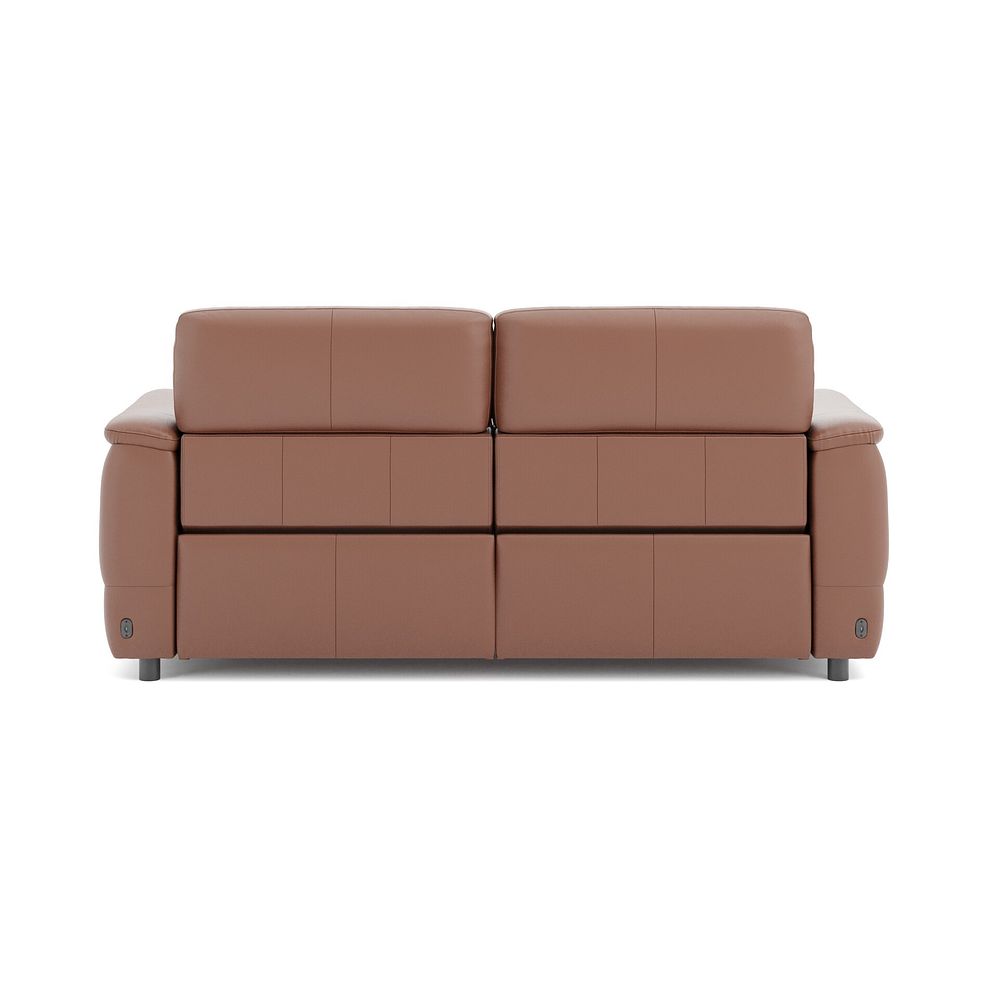 Phoenix 3 Seater Power Recliner Sofa with Adjustable Power Headrests in  Mocha Mousse Leather 6