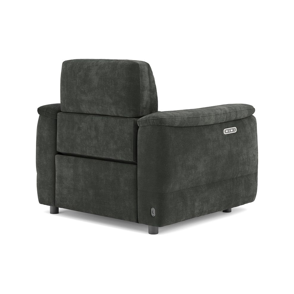 Phoenix Armchair with Power Headrests in Manhattan Pine Fabric 5
