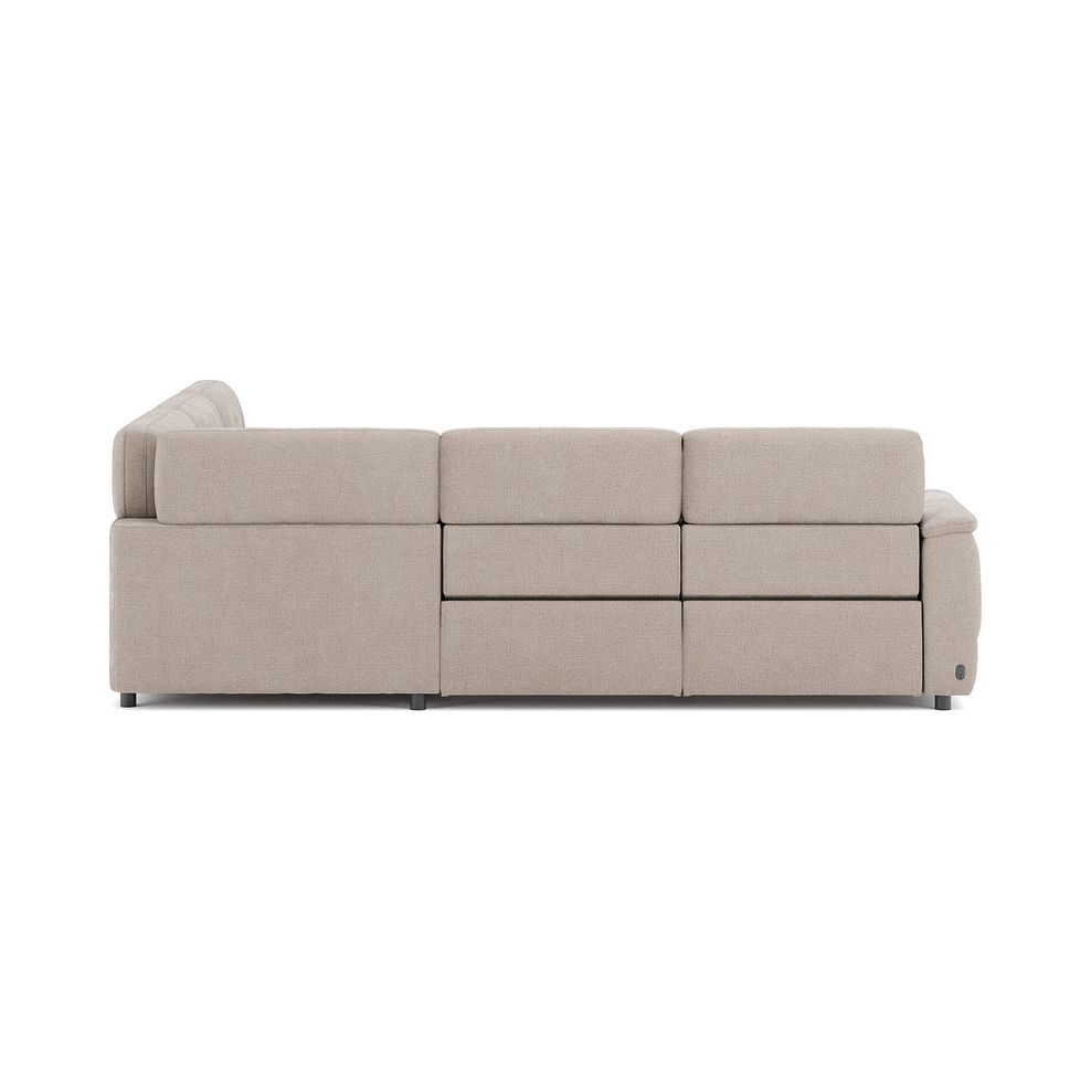 Phoenix Large Corner Electric Recliner Sofa in  Manhattan Cotton Fabric 6