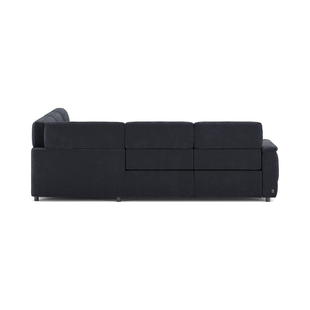 Phoenix Large Corner Electric Recliner Sofa in  Manhattan Indigo Fabric 6
