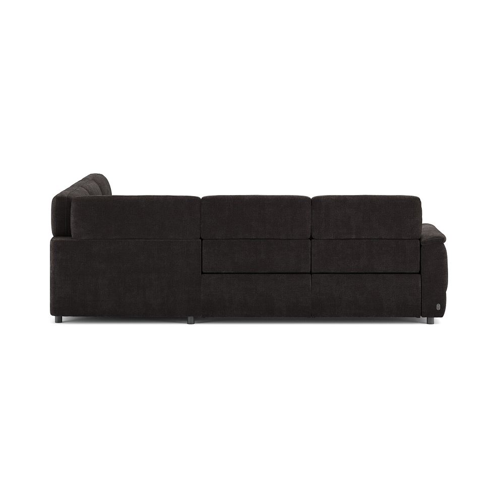 Phoenix Large Corner Electric Recliner Sofa in  Manhattan Mushroom Fabric 6