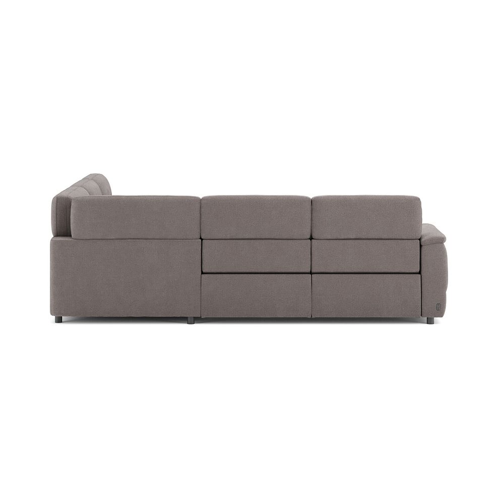 Phoenix Large Corner Electric Recliner Sofa in  Manhattan Nutmeg Fabric 6