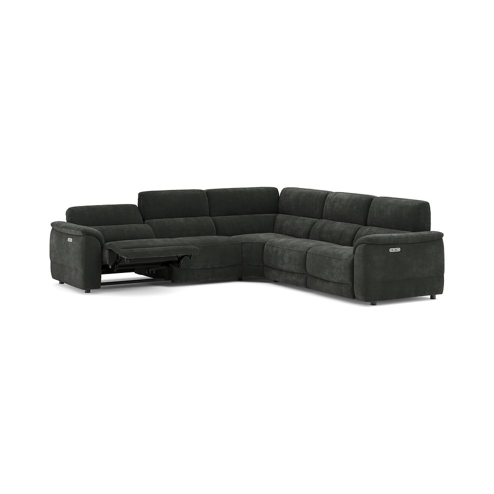 Phoenix Large Corner Electric Recliner Sofa in  Manhattan Pine Fabric 3